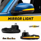 Sequential Amber Side Mirror Turn Signal Light For 2016-2023 Toyota Tacoma Highlanser Alphard RAV4 Sienna Lexus LM