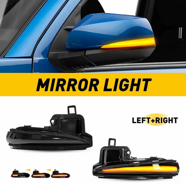 Sequential Amber Side Mirror Turn Signal Light For 2016-2023 Toyota Tacoma Highlanser Alphard RAV4 Sienna Lexus LM