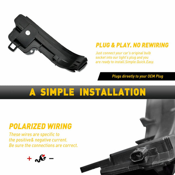 Sequential Amber Side Mirror Turn Signal Light For 2016-2023 Toyota Tacoma Highlanser Alphard RAV4 Sienna Lexus LM