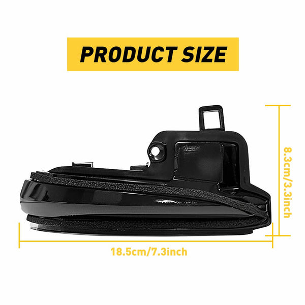 Sequential Amber Side Mirror Turn Signal Light For 2016-2023 Toyota Tacoma Highlanser Alphard RAV4 Sienna Lexus LM