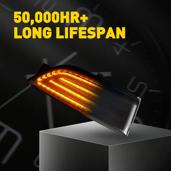 Sequential LED Rearview Side Mirror Turn Signal Light Fits 2019-2023 Ford Ranger Lariat