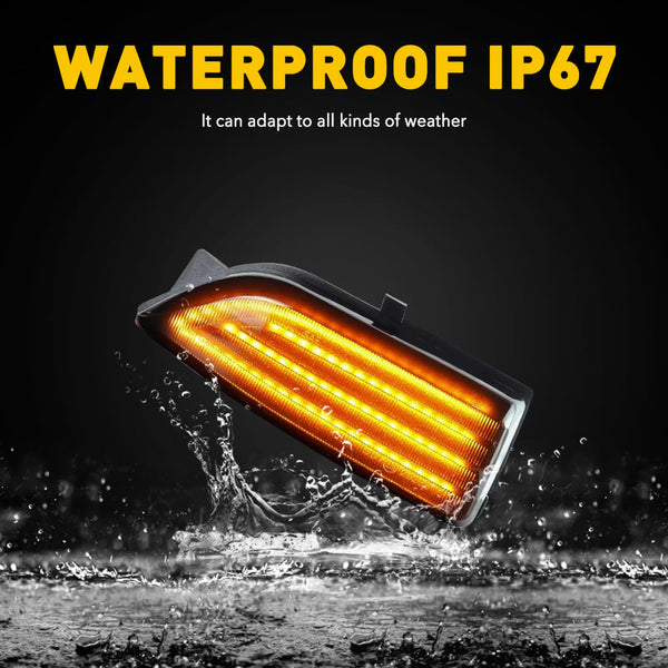 Sequential LED Rearview Side Mirror Turn Signal Light Fits 2019-2023 Ford Ranger Lariat