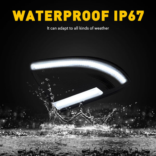Sequential LED Side Mirror Turn Signal Light & Puddle Light for 2009-2018 Dodge RAM 1500, 2010-2018 RAM 2500 3500, 2019 RAM 1500 Classic