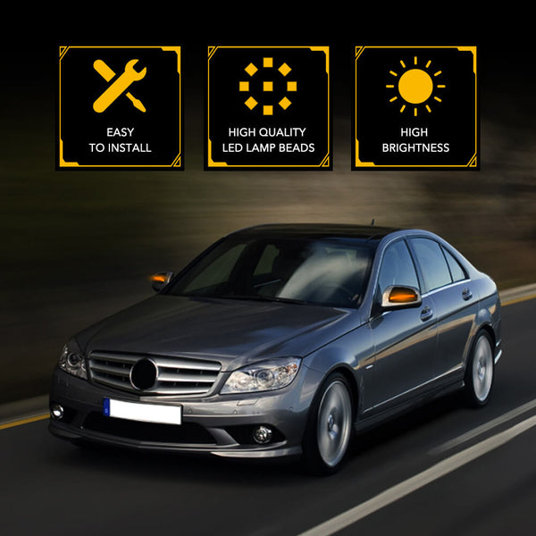 Sequential Side Mirror Turn Signal Light For 2007-2014 Mercedes Benz Viano, Vito Bus,Vito/MIXTO BOX W639,C-Class