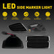 Smoke LED Front Bumper Turn Signal + Side Marker Light for 1997-2006 Jeep Wrangler TJ