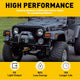 Smoke LED Front Bumper Turn Signal + Side Marker Light for 1997-2006 Jeep Wrangler TJ