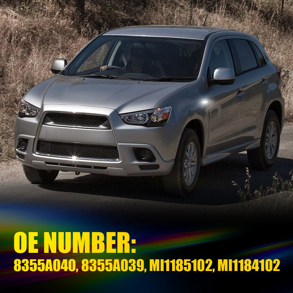 Smoked Amber Sequential LED Side Marker Light for Mitsubishi Lancer EVO X, Front