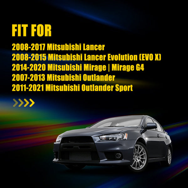 Smoked Amber Sequential LED Side Marker Light for Mitsubishi Lancer EVO X, Front