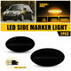 Smoked Dynamic LED Side Marker Light for Mini Cooper R50/R52/R53 2002-2008, Front