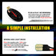 Smoked Dynamic LED Side Marker Light for Mini Cooper R50/R52/R53 2002-2008, Front