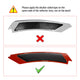 Smoked Front Bumper Reflector Side Marker Lights For 2009-2011 BMW E90 E91 LCI 3-Series 4Door