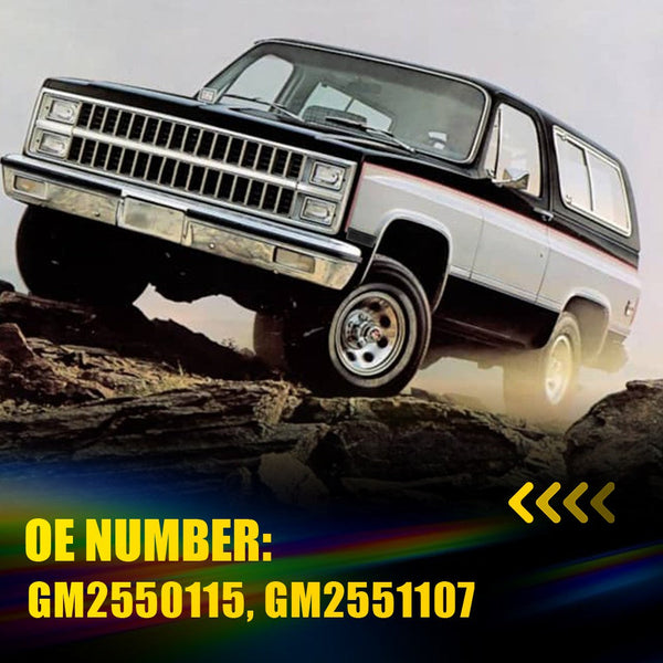 Smoked LED Side Marker Light for Chevrolet C10/C20/C30 & GMC C1500/C2500 1981-1991, Front