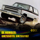 Smoked LED Side Marker Light for Chevrolet C10/C20/C30 & GMC C1500/C2500 1981-1991, Front