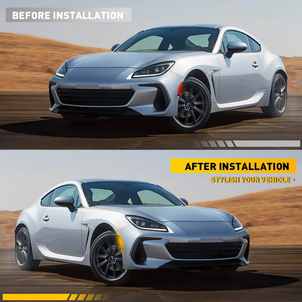 Smoked Len LED Side Marker Light for 2022-2024 Toyota GR86 ZN8 & Subaru BRZ ZD8