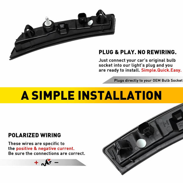 Smoked Len LED Side Marker Light for 2022-2024 Toyota GR86 ZN8 & Subaru BRZ ZD8