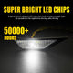 Smoked White LED Side Marker Light for Honda Civic 2016-2021, Front Turn Signal