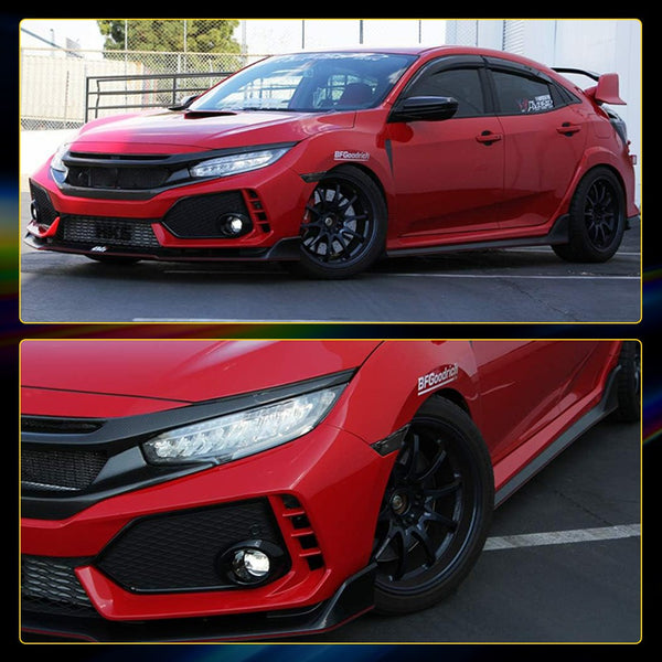 Smoked White LED Side Marker Light for Honda Civic 2016-2021, Front Turn Signal