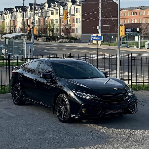 Smoked White LED Side Marker Light for Honda Civic 2016-2021, Front Turn Signal