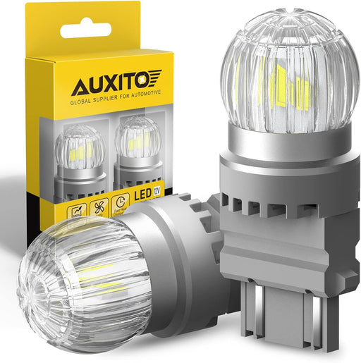 Upgraded 3157 3056 3156 4057 4157 LED Bulbs Back up Reverse Lights 400% Brighter, White, 2US6T Series