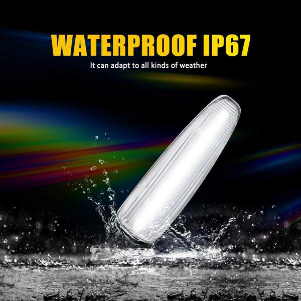 White Sequential LED Side Marker Light for Mitsubishi Lancer EVO/Outlander, Front Fender