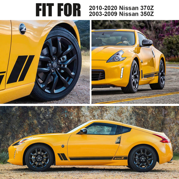 Z Shape White and Sequential Amber LED Side Marker Light Fits 2003-2009 Nissan 350Z, 2010-2020 Nissan 370Z Turn Signal Light