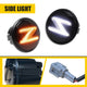 Z Shape White and Sequential Amber LED Side Marker Light Fits 2003-2009 Nissan 350Z, 2010-2020 Nissan 370Z Turn Signal Light