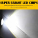 10pcs Eagle Eye LED Lights Fog Daytime Running Light Reverse Tail Small bulb
