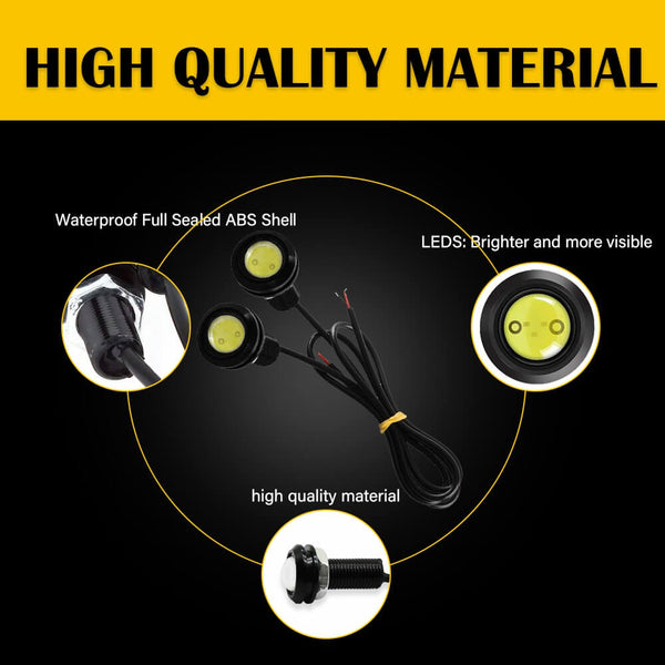 Green Daytime Running Lights Shunyang 10-Pack 15W LED Eagle Eye - Foto 8