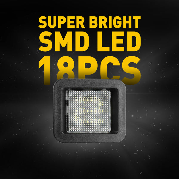 15-21 Ford F-150 LED Smoke Lens License Plate Rear Bumper Tag Lights