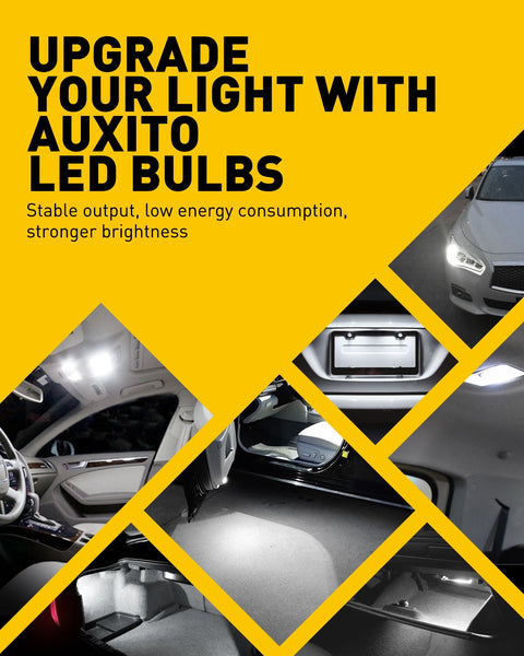 thumbnail image 2 of 20 Pack T10 194 168 LED Bulbs - 6000K White COB For License Plate, Dome & Interior Lights 2 of 5