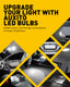 194 LED Light Bulb 6000K White 168 2825 W5W T10 Wedge 14-SMD LED