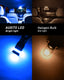 194 LED Light Bulb, Ultra Blue 168 2825 W5W T10 Wedge 24-SMD 3014 Chipsets LED Replacement Bulbs Error Free