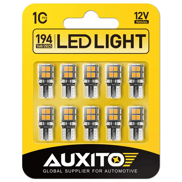 2001-2007 Chevy Silverado 1500 Front Side Marker Light T10 LED Bulb Yellow/White Mini Size