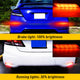 2013-2015 Honda Civic Red Lens 60-SMD LED Bumper Reflector Lights