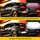 2013-2015 Honda Civic Red Lens 60-SMD LED Bumper Reflector Lights