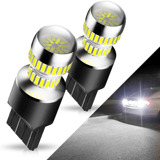 2014-2015 Chevy Silverado 1500, 16-18 Silverado 1500 w/ HID Headlamps, 19 Silverado 1500 LD Front Side Marker Light 7443 LED Bulb White/Yellow
