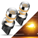 2014-2021 Chevy Silverado 1500 Rear Turn Signal Light 7443 LED Bulb Red/Yellow 3030SMD Chipsets LED