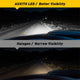 2504 PSX24W LED Fog Light Bulbs, 4000 Lumen 6000K Extremely Bright Xenon White