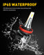 2x H8/H9/H11 LED Headlight Bulbs 6500K White and 2x H8/H11/H16JP LED Fog Light Bulbs 6000k white Combo