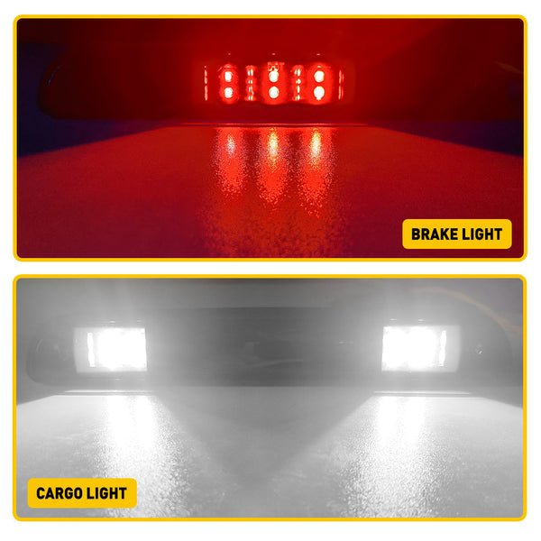 3rd Brake Light Compatible with 1994-1996 F150 LED Rear Cargo Lamp High Mount Stop light