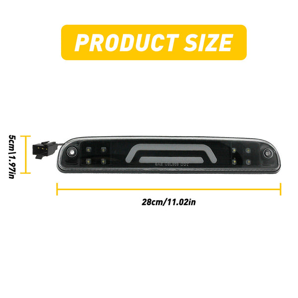 3rd Third Brake Light Cargo LED Light High Mount Lamp Stop Tail Light Compatible with Ford F250 F350 F450 F550