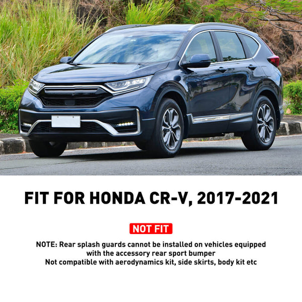 4 Pcs Front & Rear Splash Guard Mud Flaps For 2017-2022 Honda CR-V