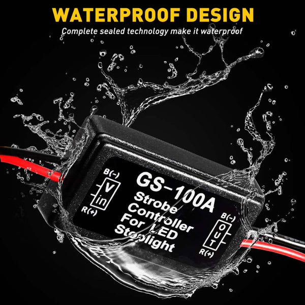 4 PCS LED Flash Strobe Controller for Brake Tail Stop Light