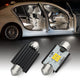 578 LED Bulb 211-2 Error Free 212-2 41MM 42MM Festoon LED Bulbs for Dome Light Interior Car License Plate Map Door Courtesy Lights, by AUXITO