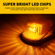 5Pcs Smoked/Yellow Len LED Truck Cab Light for 73-97 Ford F-Series Super Duty Pickup Truck