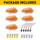 5Pcs Smoked/Yellow Len LED Truck Cab Light for 73-97 Ford F-Series Super Duty Pickup Truck