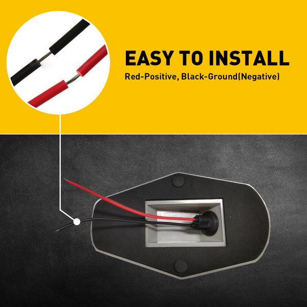 5Pcs Smoked/Yellow Len LED Truck Cab Light for 73-97 Ford F-Series Super Duty Pickup Truck