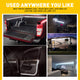 60inch Universal LED Truck Bed Lights Kit White Light with On/Off Switch 2Pcs
