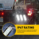 6inch 10 LED Oval Tail Lights Kit Including 3-pin Water Tight Plug Rear Reverse Brake Lights