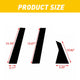 6Pcs Car Window B Pillar Post Trim Passenger Side Glossy Black Trim Compatible with 06-11/16-20 Civic